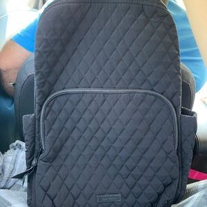 Vera Bradley black essential backpack NWT